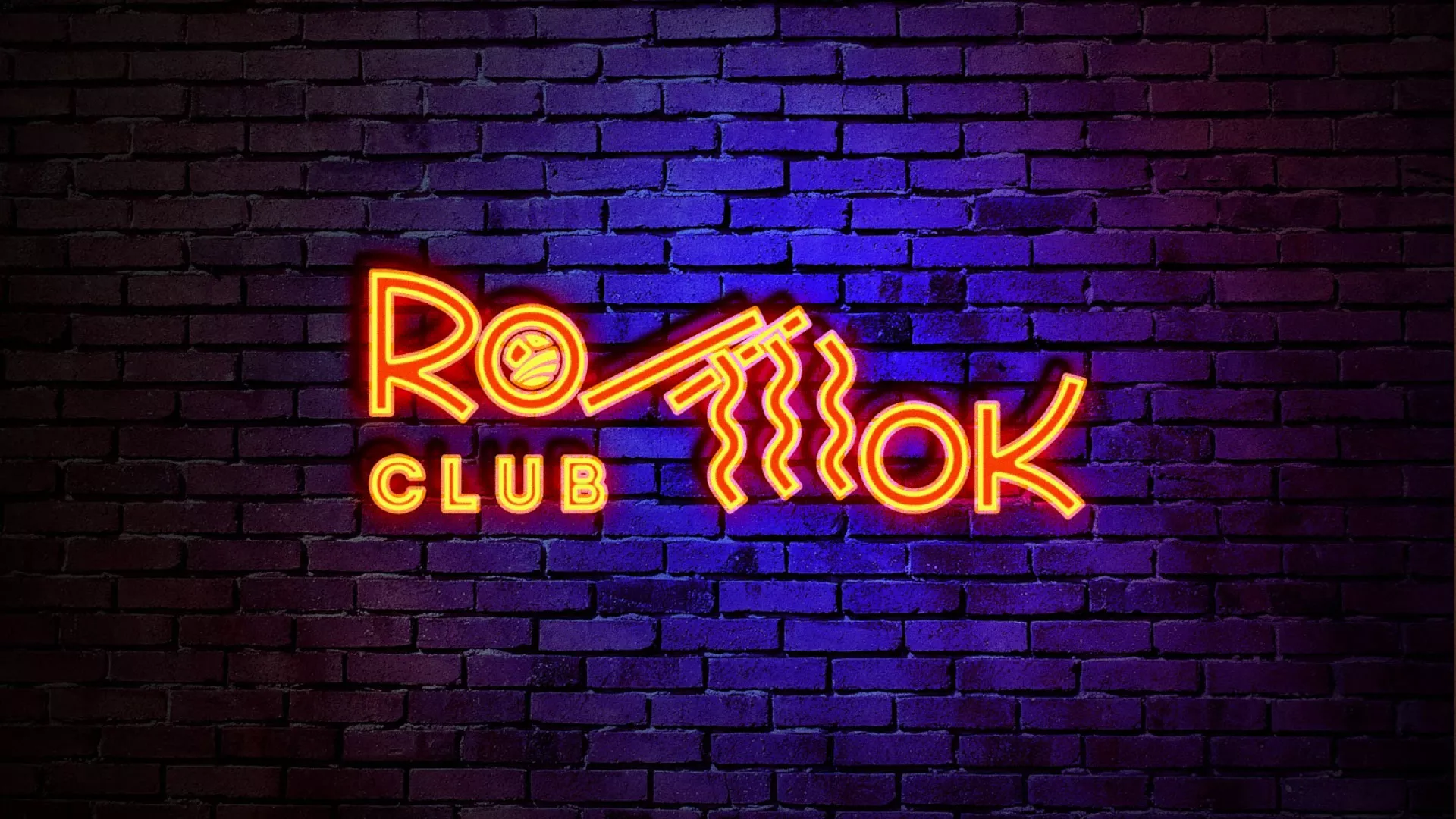 Разработка интерьерной вывески суши-бара «Roll Wok Club» в Камышлове